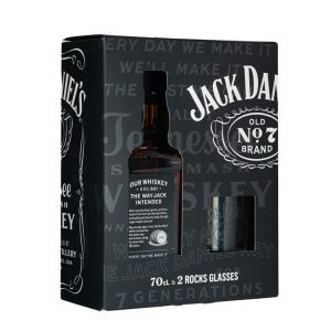 Whisky Jack Daniel's 0,7L + 2 čaše