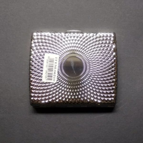 Tabakera metalna srebrna s uzorkom - Image 2