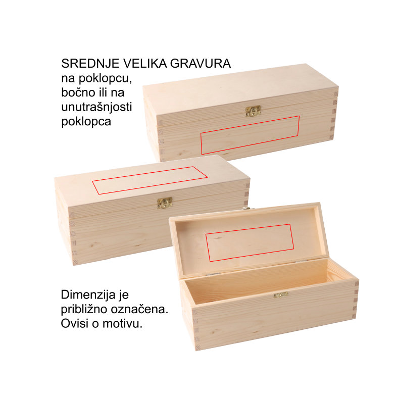 Drvena kutija za pjenušac - Slika 5